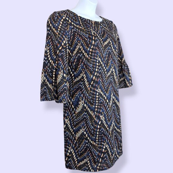 NWT AB Studio Abstract 3/4 Sleeve Dress - Picture 2 of 6